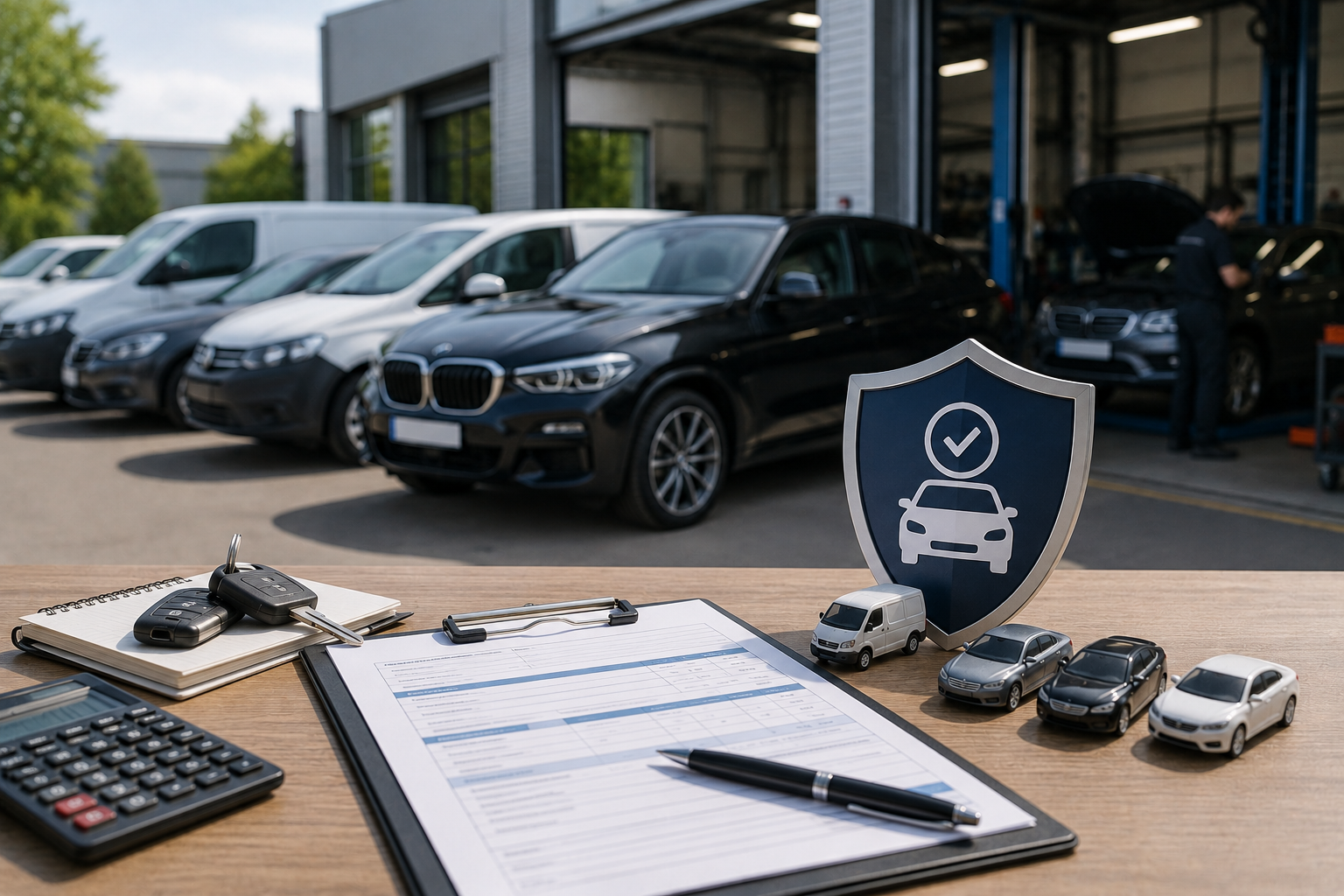 L’assurance flotte automobile pour garagiste et négoce : guide complet