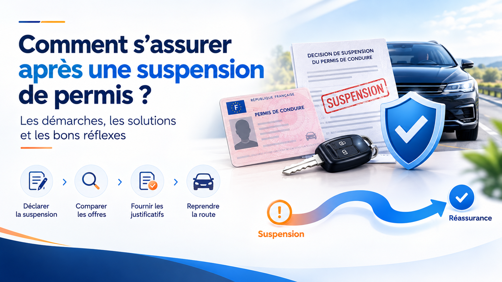 Comment s’assurer après une suspension de permis ?