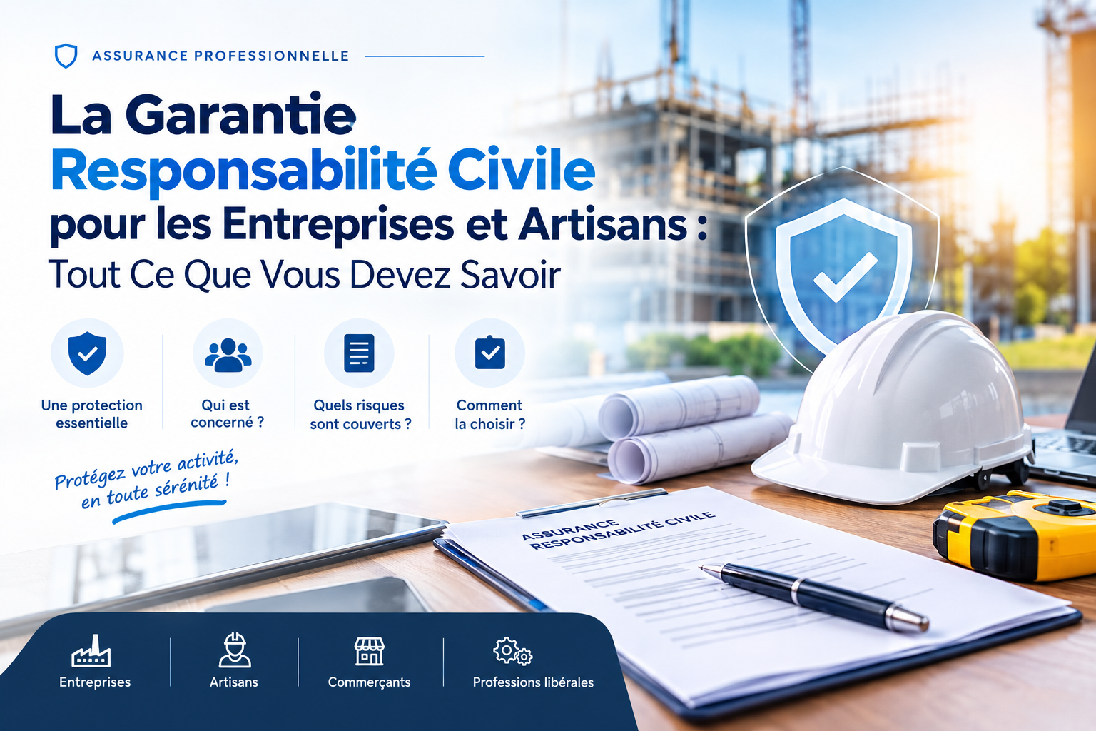 La Garantie Responsabilité Civile pour les Entreprises et Artisans : Tout Ce Que Vous Devez Savoir