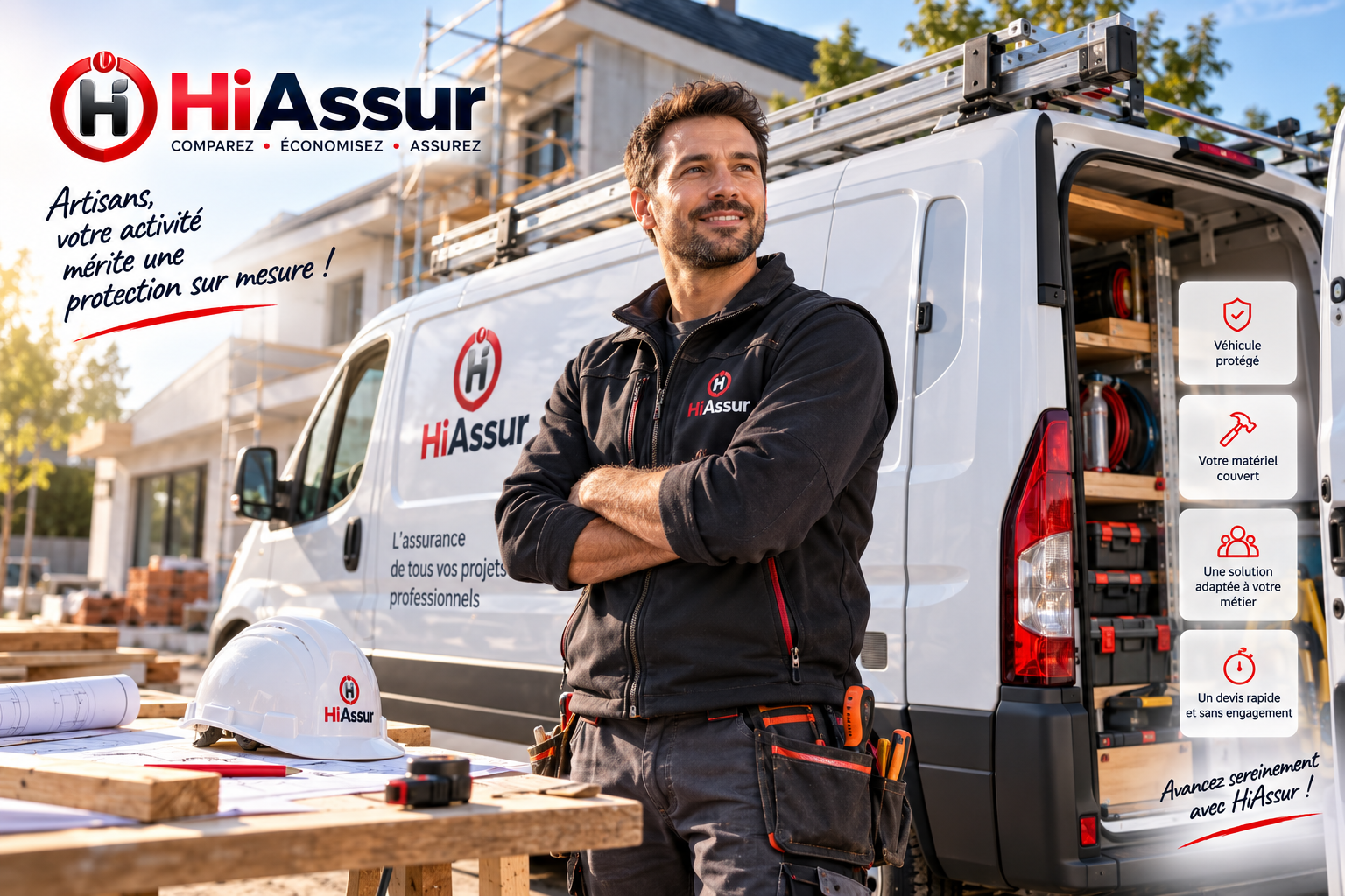 Assurance utilitaire pour artisan : quelles garanties choisir ?