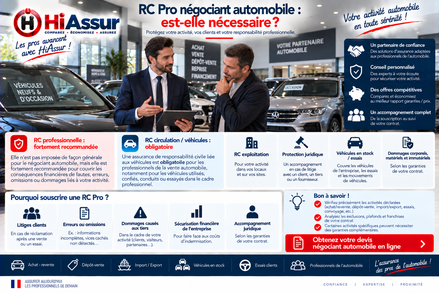 RC Pro négociant automobile : est-elle nécessaire ?