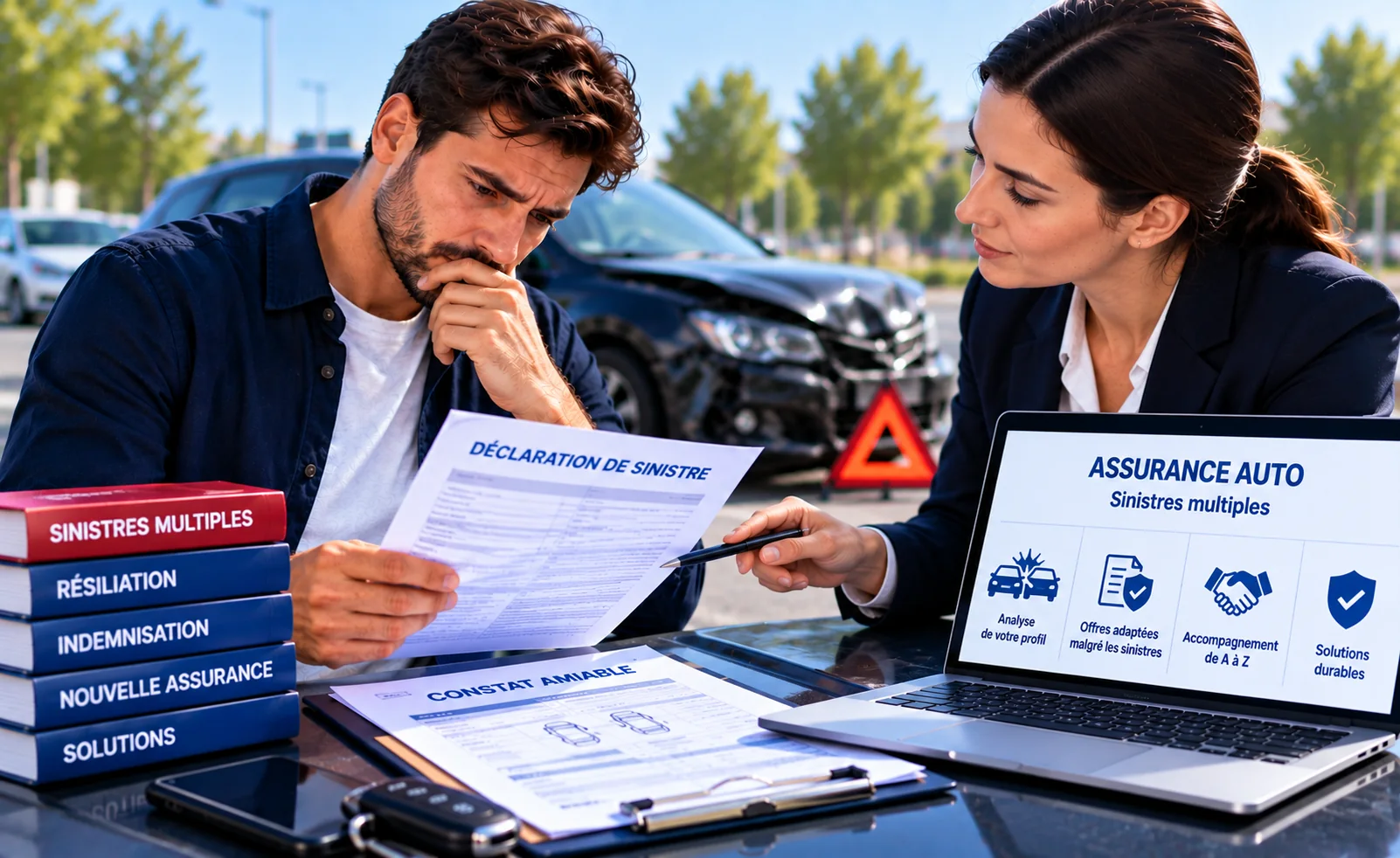 Plusieurs sinistres en 24 à 36 mois : comment retrouver une assurance auto ?