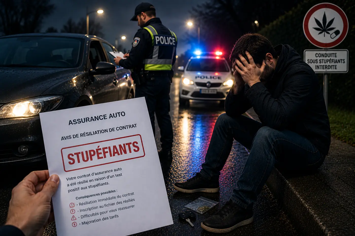 Assurance auto stupéfiant en ligne